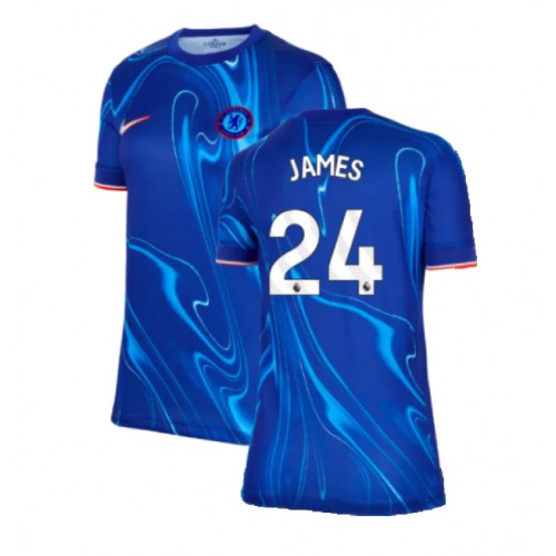 Fotbalové Dres Chelsea Reece James #24 Dámské Domácí 2024-25 Krátký Rukáv